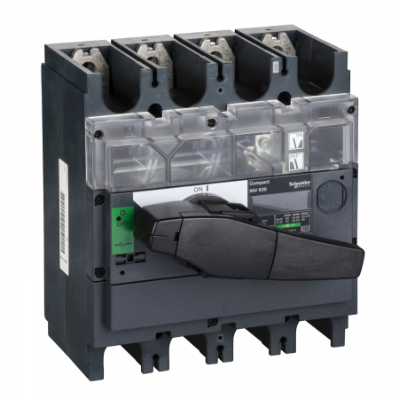 Separatoare - Separator de sarcina decuplare vizibil Interpact INV630, 4 poli, 630A, 31175, Schneider Electric