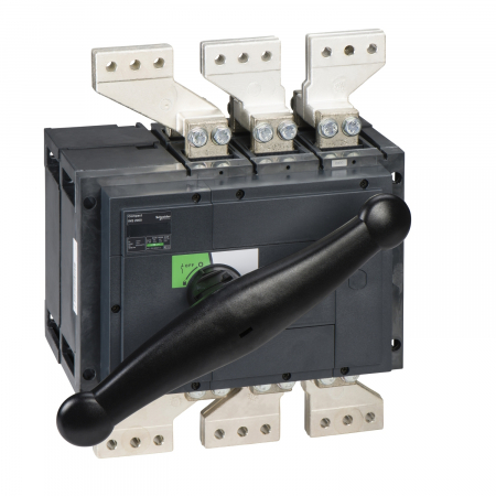 Protecția circuitelor, protecții diferențiale și descărcătoare - Separator de sarcina Interpact INS2000, 3 poli, 2000A, 31338, Schneider Electric