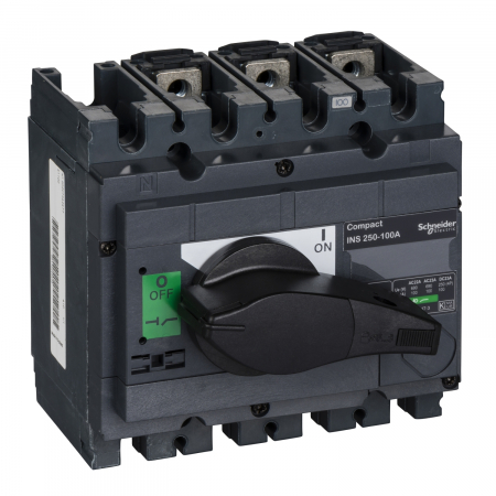 Separatoare - Separator de sarcina Interpact INS250, 3 poli, 100A, 31100, Schneider Electric