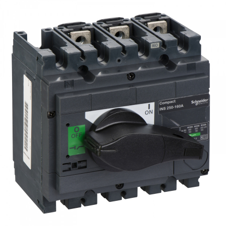 Separatoare - Separator de sarcina Interpact INS250, 3 poli, 160A, 31104, Schneider Electric