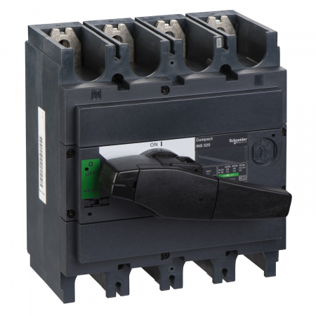 Separatoare - Separator de sarcina Interpact INS320, 4 poli, 320A, 31109, Schneider Electric
