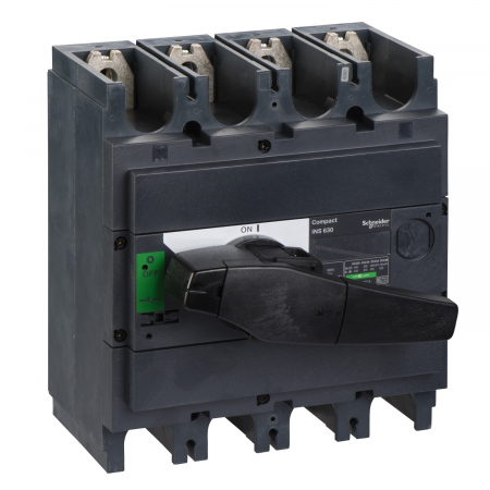 Protecția circuitelor, protecții diferențiale și descărcătoare - Separator de sarcina Interpact INS320, 4 poli, 630A, 31115, Schneider Electric