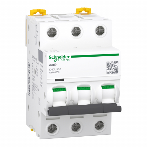 Întrerupătoare automate și accesorii - Siguranta Automanta 3 poli, 50A, A9F95350, Schneider Electric