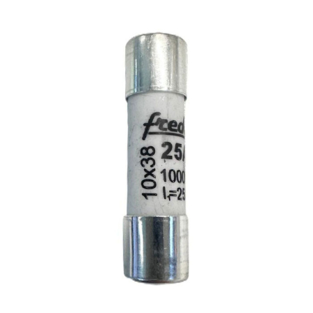Componente Electrice - Siguranță fuzibilă 25A, 10x38 mm, Freder 88-8250, pentru sisteme fotovoltaice
