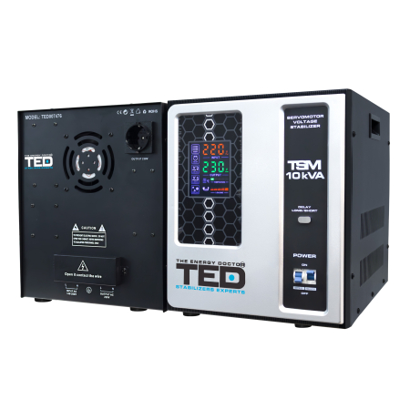 Monofazate - Stabilizator retea maxim 10KVA-SVC cu servomotor monofazat TSM NEW Design TED007476