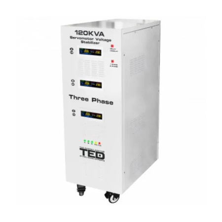 Trifazate - Stabilizator retea maxim 120KVA-SVC cu servomotor trifazat-trifazat TED000088