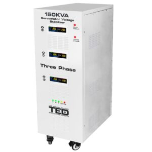 Trifazate - Stabilizator retea maxim 150KVA-SVC cu servomotor trifazat-trifazat TED003591
