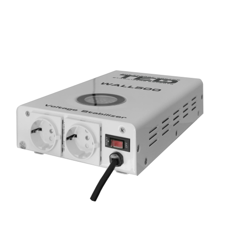 Monofazate - Stabilizator retea maxim 500VA-AVR LCD 2 iesiri schuko WALL TED002174