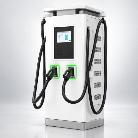 Stație de încărcare DC mașini electrice 480kW, rapidă, 2 port CCS2, IP54, 200-1000 V DC, WDO01-DC480K [2]