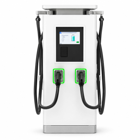 Stații de încărcare DC mașini electrice - Stație de încărcare DC mașini electrice 480kW, rapidă, 2 port CCS2, IP54, 200-1000 V DC, WDO01-DC480K