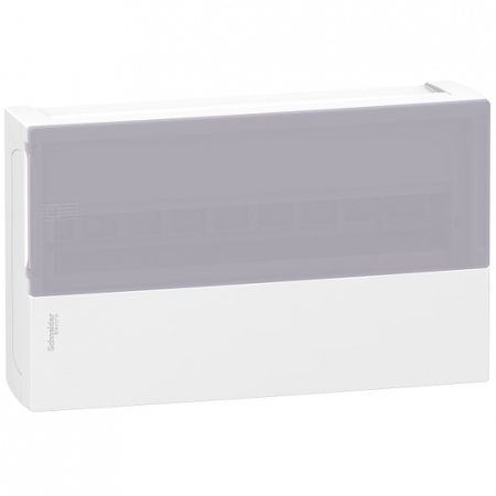 Cofrete de plastic și accesorii - Tablou Minipragma 1x18m cu Ușă Transparentă, MIP11118T, Schneider Electric - Schneider