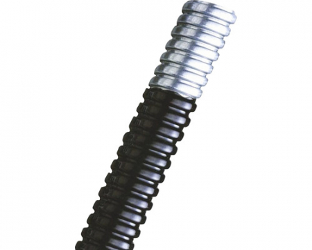 Țeavă PVC și copex - TUB FLEXIBIL METALIC GALVANIZAT IN MANTA DE PVC D=9 - 50m