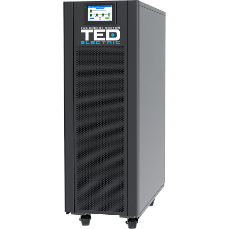 Online Dubla Conversie - UPS 15KVA Online dubla conversie trifazat 3/3 management intrare/iesire regleta (FARA ACUMULATORI) TED Electric TED004246