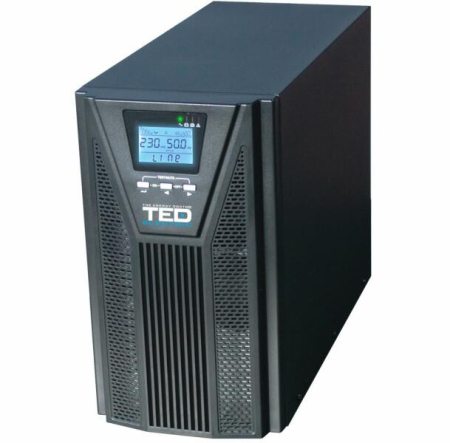 Online Dubla Conversie - UPS 3000VA Online dubla conversie management 4 schuko TED Electric TED003997