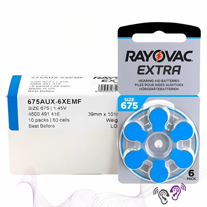 Baterii aparate auditive tip 675-RAYOVAC EXTRA  / Sonotech Audiologie Iasi [3]