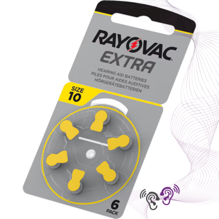 Baterii aparate auditive - Baterii aparate auditive tip 10-RAYOVAC EXTRA / Sonotech Audiologie Iasi