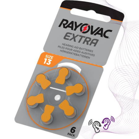 Baterii aparate auditive - Baterii aparate auditive tip 13-RAYOVAC EXTRA