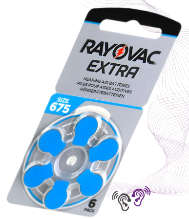 Baterii aparate auditive - Baterii aparate auditive tip 675-RAYOVAC EXTRA  / Sonotech Audiologie Iasi