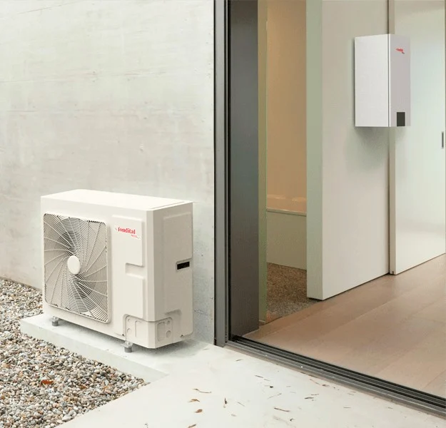 Pompa de caldura aer-apa split Fondital 10 kW, Incalzire si Racire, Invertor, Unitate Interna PROCIDA IWU 10 + Unitate Externa PROCIDA AWS 10, Clasa A+++ [2]