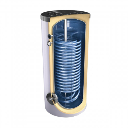 Boilere cu serpentina extinsa pentru pompe de caldura - Boiler Tesy indirect cu 2 serpentine pentru pompe de caldura 300 litri