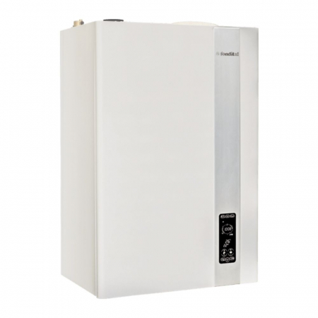 Centrale termice - Centrala termica FONDITAL Itaca KB 24 kW in condensare, clasa A, alb + kit evacuare inclus