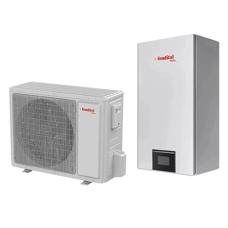 Pompe de caldura - Pompa de caldura aer-apa split Fondital 10 kW, Incalzire si Racire, Invertor, Unitate Interna PROCIDA IWU 10 + Unitate Externa PROCIDA AWS 10, Clasa A+++