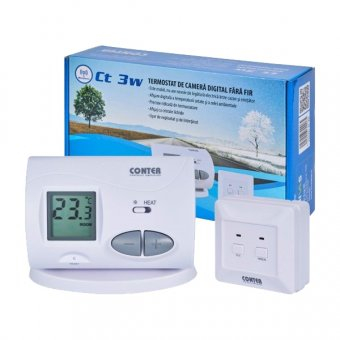 Produse recomandate - TERMOSTAT ELECTRONIC DIGITAL CU UNDE RADIO CT3W