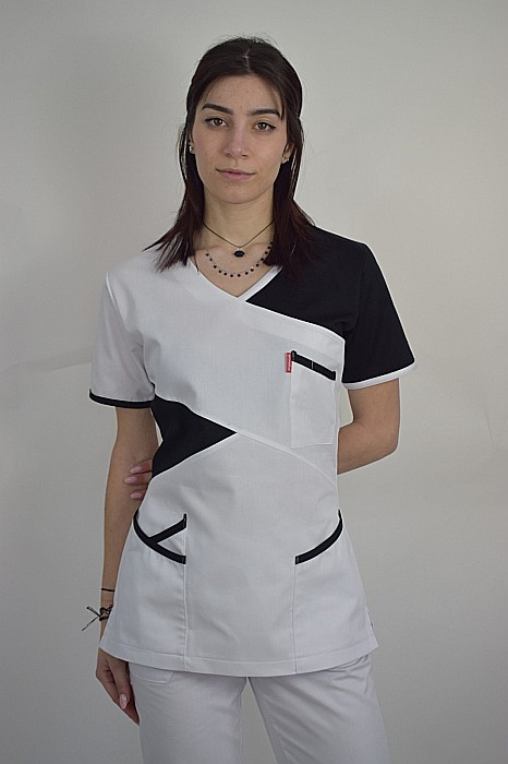 Bluza cambrata dama cu maneca scurta [14]
