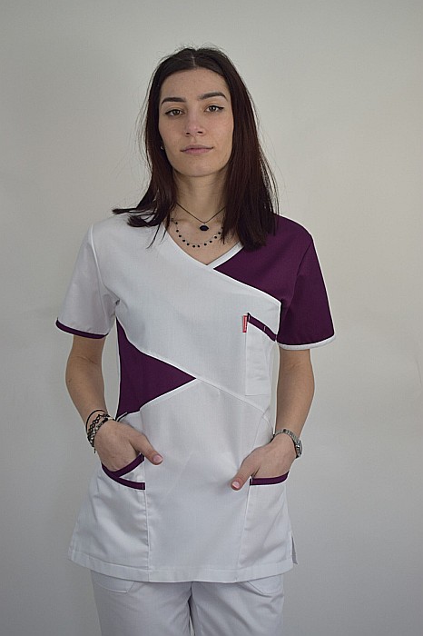 Bluza cambrata dama cu maneca scurta [7]