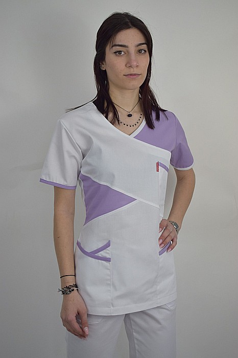 Bluza cambrata dama cu maneca scurta [9]