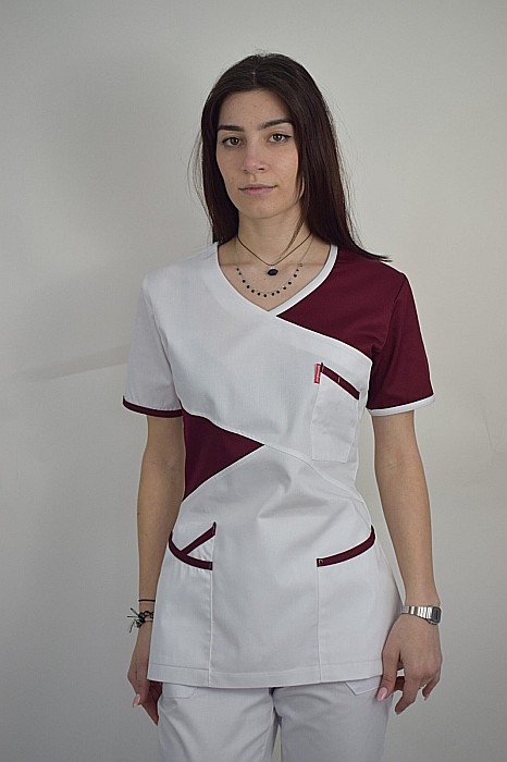 Bluza cambrata dama cu maneca scurta [11]