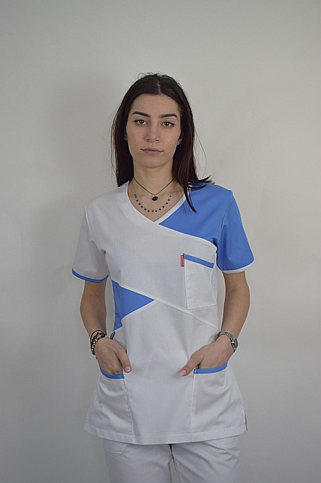 Bluza cambrata dama cu maneca scurta [13]