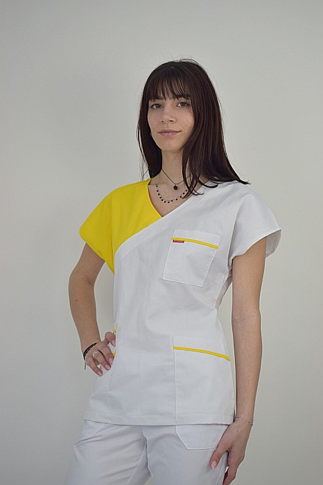 Bluza de dama cambrata cu maneca scurta [12]