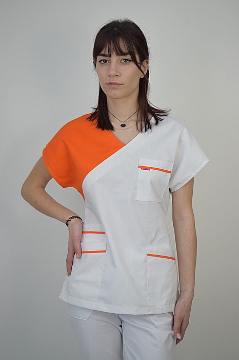 Bluza de dama cambrata cu maneca scurta [18]