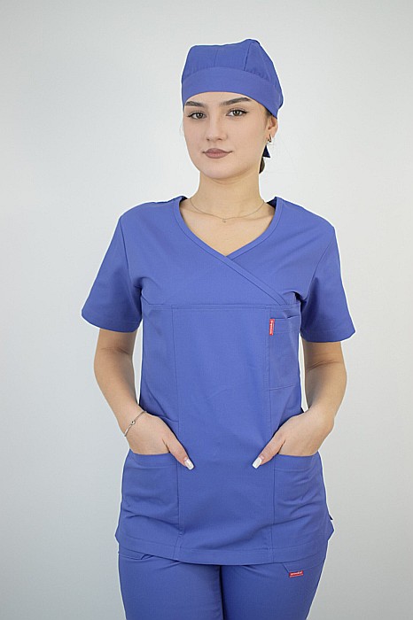 Bluza de dama cambrata cu maneca scurta [11]