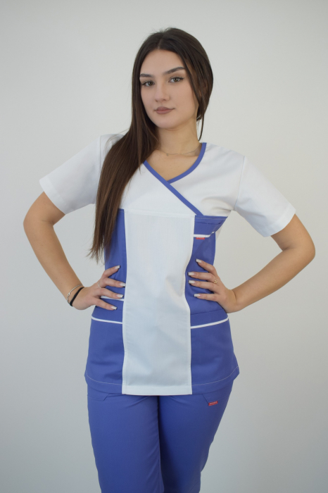Bluza de dama cambrata cu maneca scurta [13]