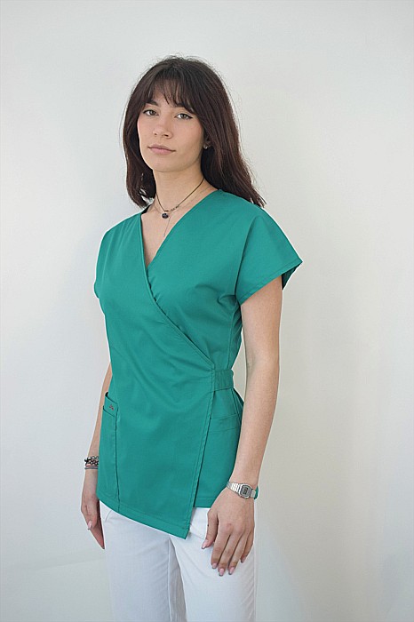 Bluza de dama tip Chimonou din tesatura elastica [2]