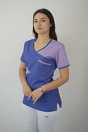 Bluza cambrata dama cu maneca scurta [4]