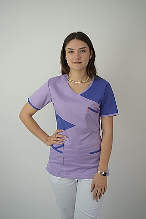 Bluza cambrata dama cu maneca scurta [5]