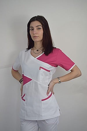 Bluza cambrata dama cu maneca scurta [14]