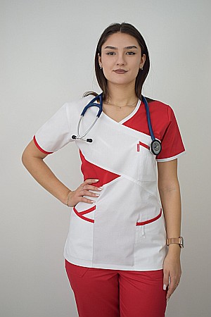 Bluza cambrata dama cu maneca scurta [7]