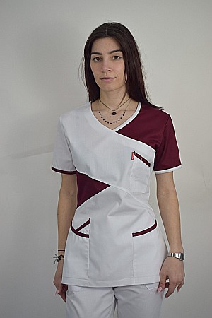 Bluza cambrata dama cu maneca scurta [10]