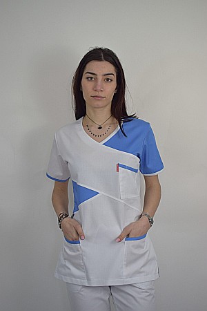 Bluza cambrata dama cu maneca scurta [12]