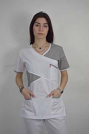Bluza cambrata dama cu maneca scurta [9]