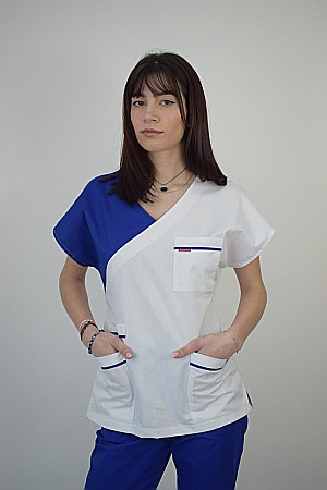 Bluza de dama cambrata cu maneca scurta [16]