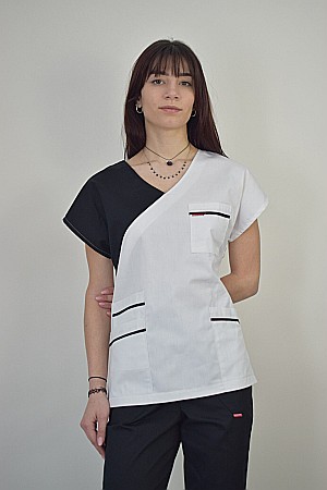 Bluza de dama cambrata cu maneca scurta [18]