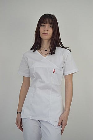 Bluze - Bluza de dama cambrata cu maneca scurta