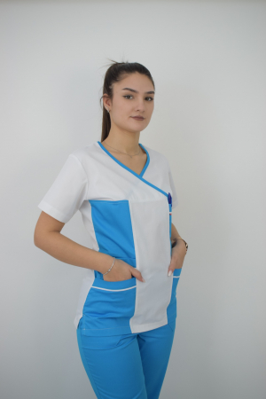 Bluza de dama cambrata cu maneca scurta [14]