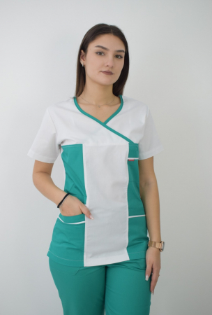 Bluza de dama cambrata cu maneca scurta [15]