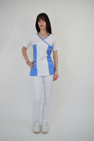 Costume medicale dama - Costum de dama cu pantalon alb